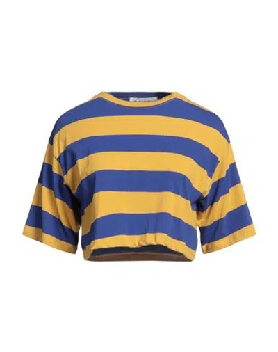 The Frankie Shop Woman T-shirt Blue Size Xs/s Cotton