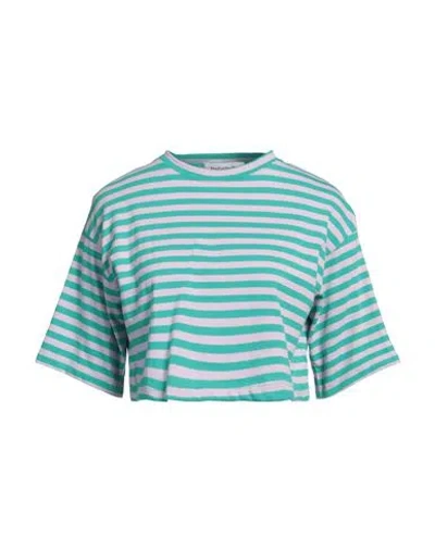 The Frankie Shop Woman T-shirt Green Size M/l Cotton