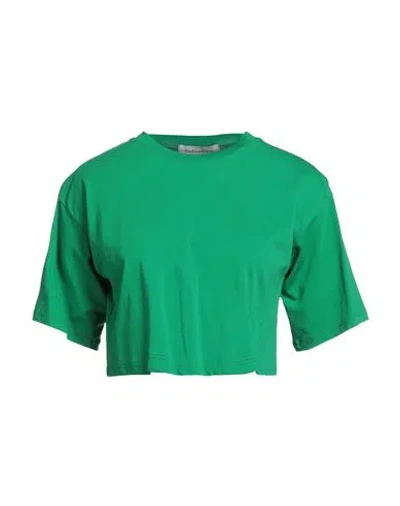 The Frankie Shop Woman T-shirt Green Size M/l Cotton