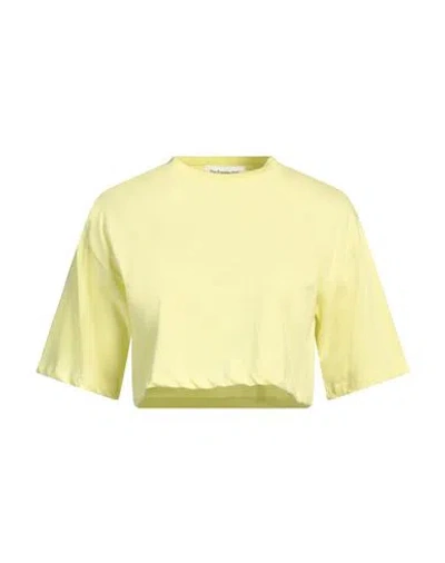 The Frankie Shop Woman T-shirt Pastel Yellow Size Xs/s Cotton