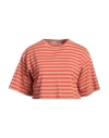 The Frankie Shop Woman T-shirt Tomato Red Size M/l Cotton