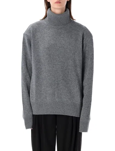 The Frankie Shop Women's Merino Wool Cashmere Turtleneck Sweater In Grigio