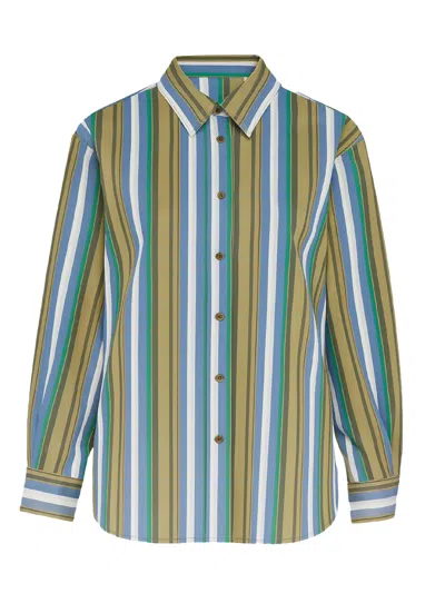 The Frankie Shop Women's Mini Shirt For 2025 In Green