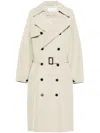 The Frankie Shop Beige Mavis Oversized Trench Coat
