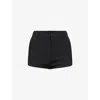 The Frankie Shop Womens Loen High-rise Stretch-woven Shorts Black In Black