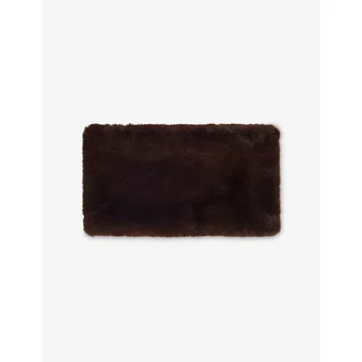 The Frankie Shop Womens  Ginevra Faux-fur Scarf In Brown