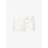 The Frankie Shop Womens Off White Roma Slim-fit Woven Shorts Xs In White