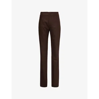 The Frankie Shop Brown Morrison Long Trousers