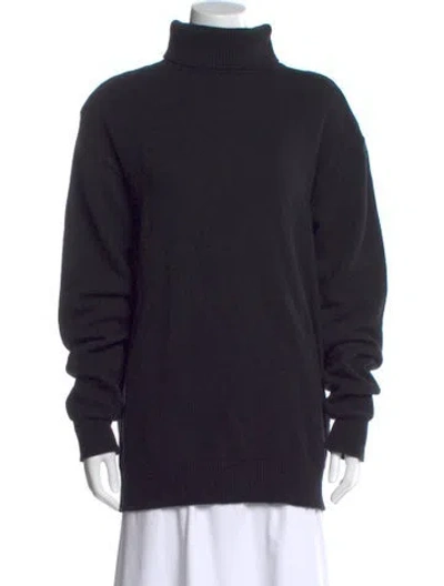 Pre-owned The Frankie Shop Wool Turtleneck Sweater W/ Tags In Blue
