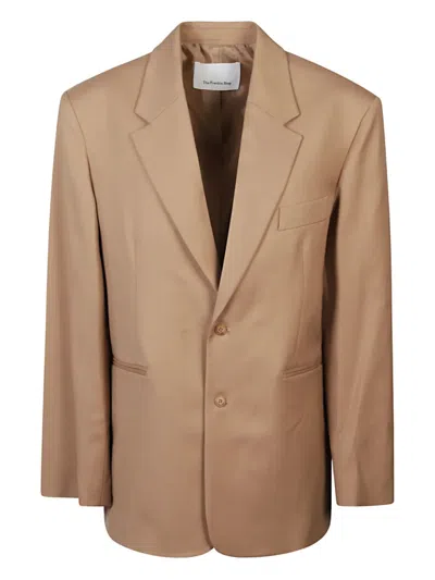 THE FRANKIE SHOP WRAP-FRONT BLAZER