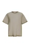 The Frankie Shop Zolli Mesh T-shirt In Green