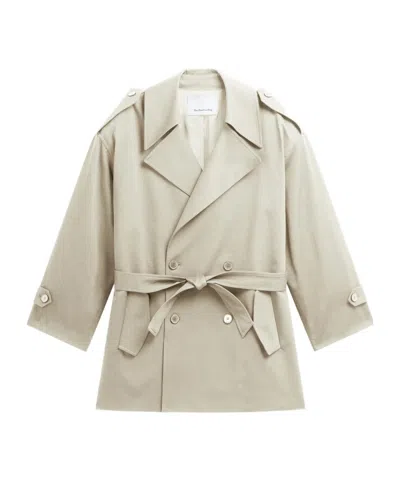 THE FRANKIE SHOP ZURICH SHORT TRENCH COAT