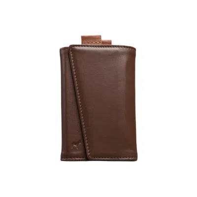 The Frenchie Co. Men's Brown Leather Speed Wallet - Mocha Tan