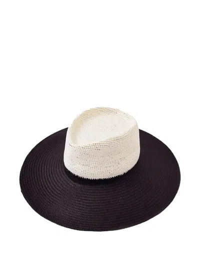 The Freya Brand Two-tone Woven Hat In Multi