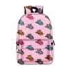 The Front Porch Label Women's Cowboy Hat Backpack In Pink In Pink