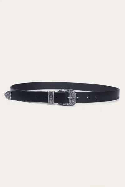 The Frye Company 25mm Western Belt In Black