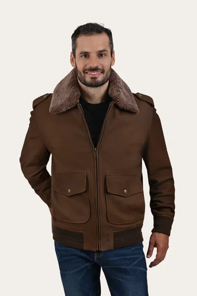 The Frye Company Angus Jacket In Brown