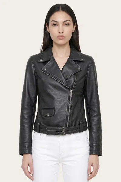 The Frye Company Astrid Biker Jacket In Black