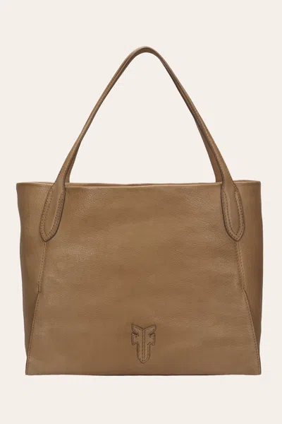 The Frye Company Campus Tote In Beige