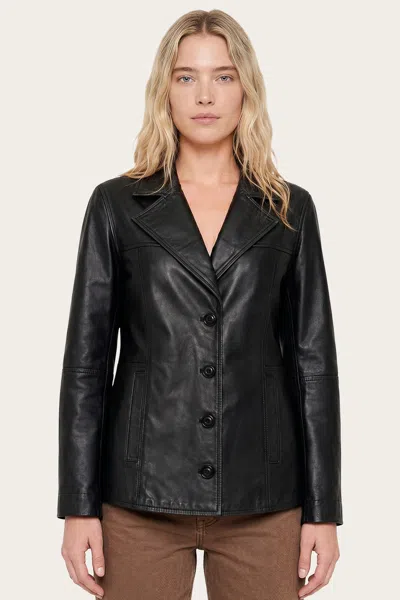 The Frye Company Fallon Blazer Jacket In Black