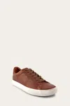 The Frye Company Frye Astor Low Lace Sneaker In Caramel