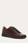 The Frye Company Frye Astor Low Lace Sneaker In Mahogany