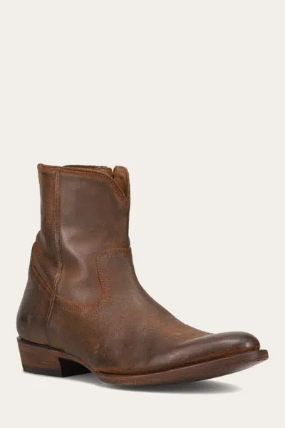The Frye Company Frye Austin Inside Zip Boots In Brown