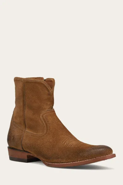 The Frye Company Frye Austin Inside Zip Boots In Dark Ash
