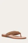 The Frye Company Frye Ava Fringe Sandal Sandals In Almond