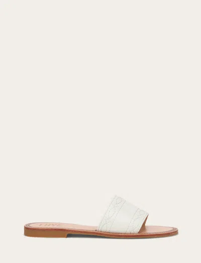 The Frye Company Frye Ava Woodstock Slide Sandals In Yellow