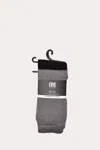 The Frye Company Frye Bamboo Boot Sock 2 Pack In Ash