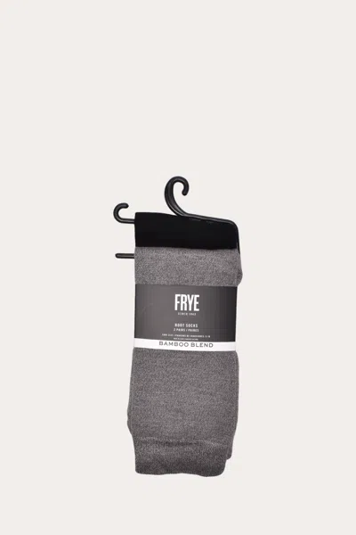 The Frye Company Frye Bamboo Boot Sock 2 Pack In Ash
