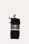 The Frye Company Frye Bamboo Boot Sock 2 Pack In Black