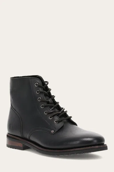 The Frye Company Frye Barrett Lace-up Boots In Black