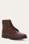 The Frye Company Frye Barrett Lace-up Boots In Cognac