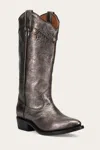 The Frye Company Frye Billy Daisy Pull On Tall Boots In Dark Pewter