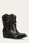 The Frye Company Frye Billy Flower Booties In Black