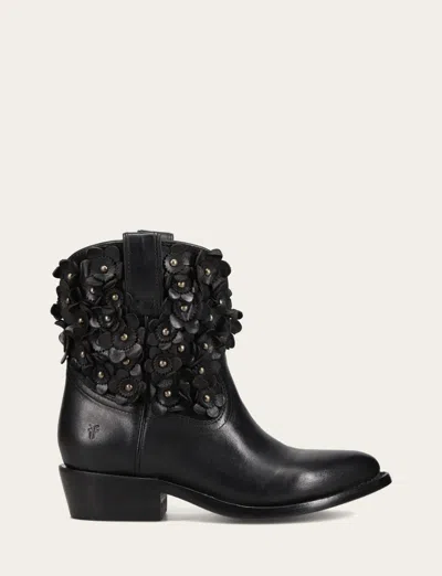 The Frye Company Frye Billy Flower Booties In Black
