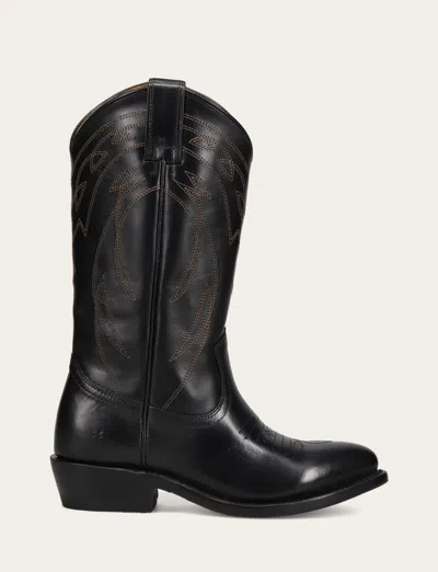 The Frye Company Frye Billy Pull On Deco Stitch Boots In Black