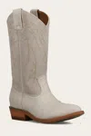 The Frye Company Frye Billy Pull On Deco Stitch Tall Boots In White