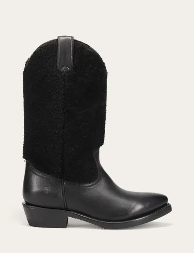 The Frye Company Frye Billy Pull On Shearling Boots In Brown