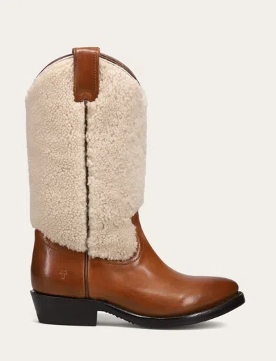 The Frye Company Frye Billy Pull On Shearling Boots In Animal Print