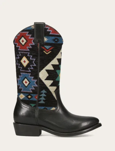 The Frye Company Frye Billy Pull On Southwest Boots In Black