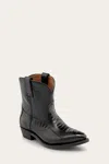 The Frye Company Frye Billy Short Booties In Black Ostrich