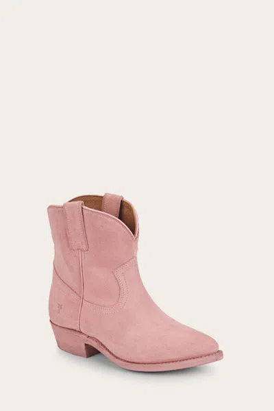 The Frye Company Frye Billy Short Booties In Dusty Pink