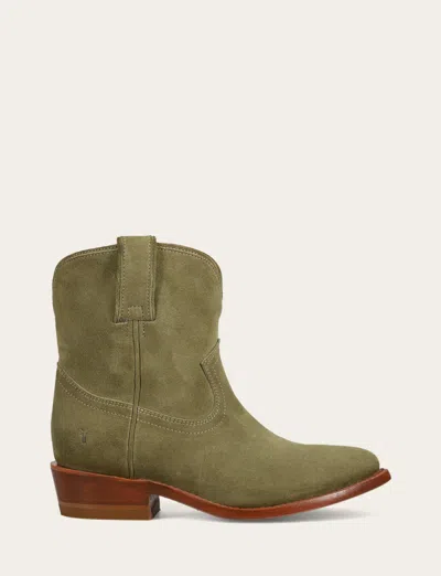 The Frye Company Frye Billy Short Booties In Green