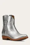 The Frye Company Frye Billy Short Booties In Silver