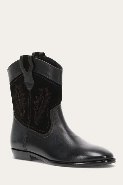 The Frye Company Frye Blair Western Deco Western Boots In Black