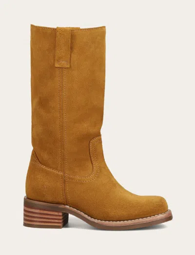 The Frye Company Frye Campus 12r Boots In Yellow