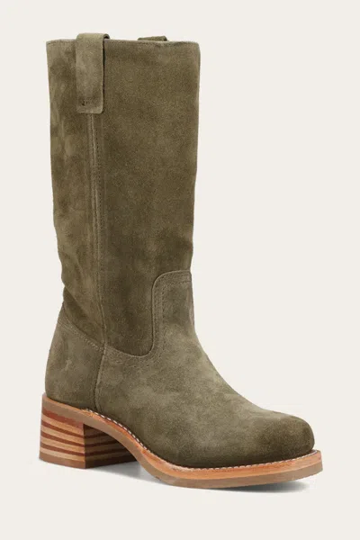 The Frye Company Frye Campus 12r Tall Boots In Olive
